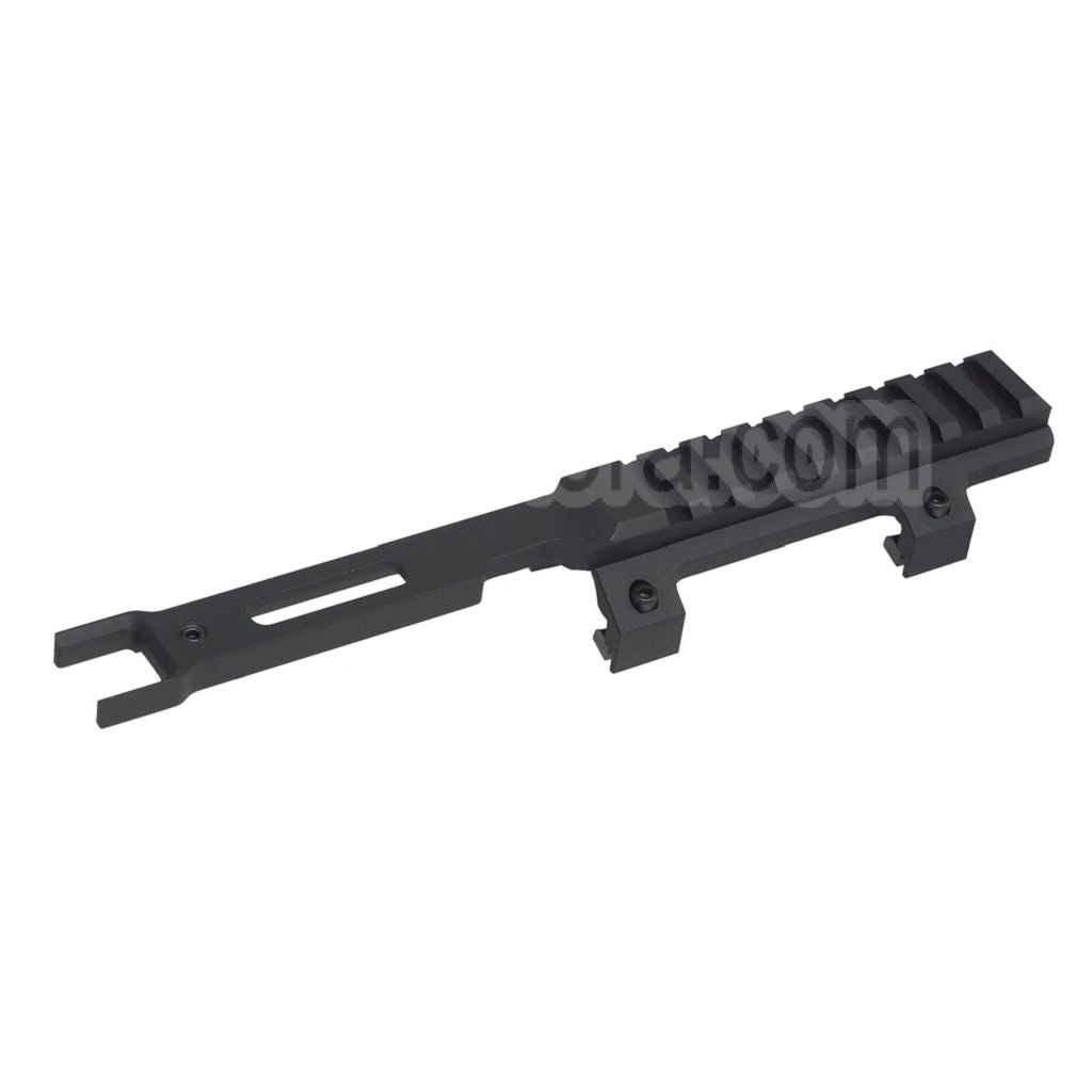 CYMA 215mm Extended Top Rail Viseur Montage Convient pour CYMA Tokyo Marui MP5K Série AEG Fusil Airsoft Noir