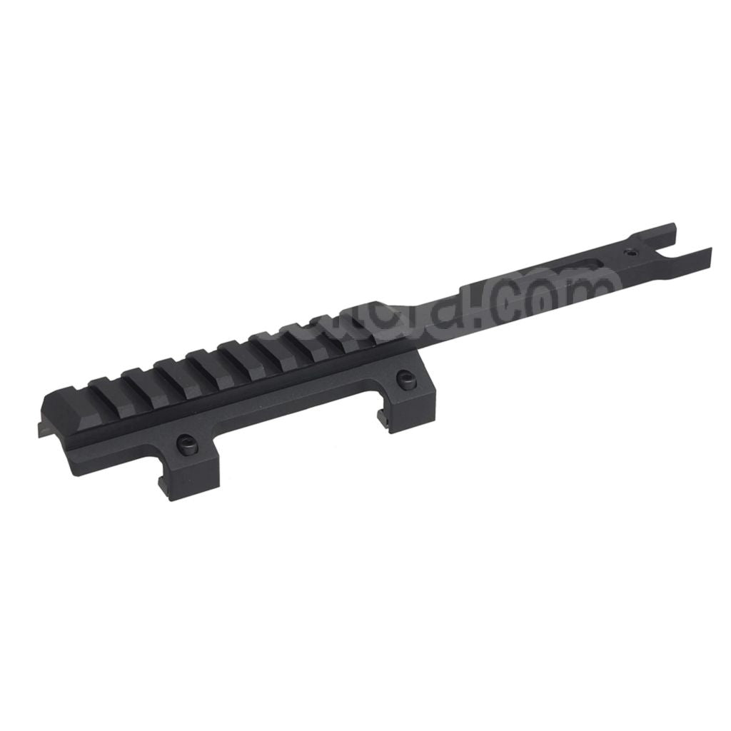 CYMA 215mm Extended Top Rail Viseur Montage Convient pour CYMA Tokyo Marui MP5K Série AEG Fusil Airsoft Noir