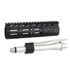CYMA CGS Noveske SBR NSR7 (7) M-Lok Rail de Garde-Main avec Canon Extérieur Convient pour CYMA CGS AR M4 Tokyo Marui M4 MWS GBB Fusil Airsoft