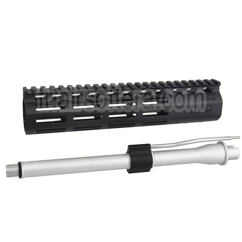CYMA CGS Noveske N4 9.5 M-Lok Rail de Garde-Main avec Canon Extérieur Convient pour CYMA CGS AR M4 Tokyo Marui M4 MWS GBB Fusil Airsoft