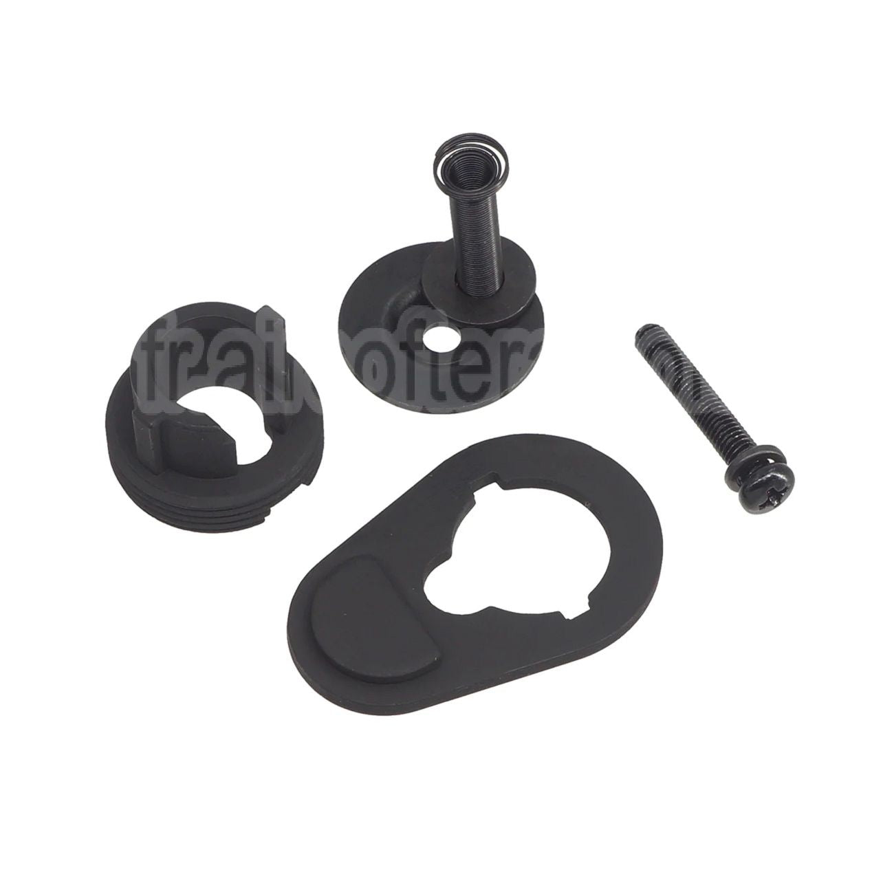 APS Métal Pliable Crosse Adaptateur Convient pour APS PER EMG GBox M4 Série GBB Fusil Airsoft Noir