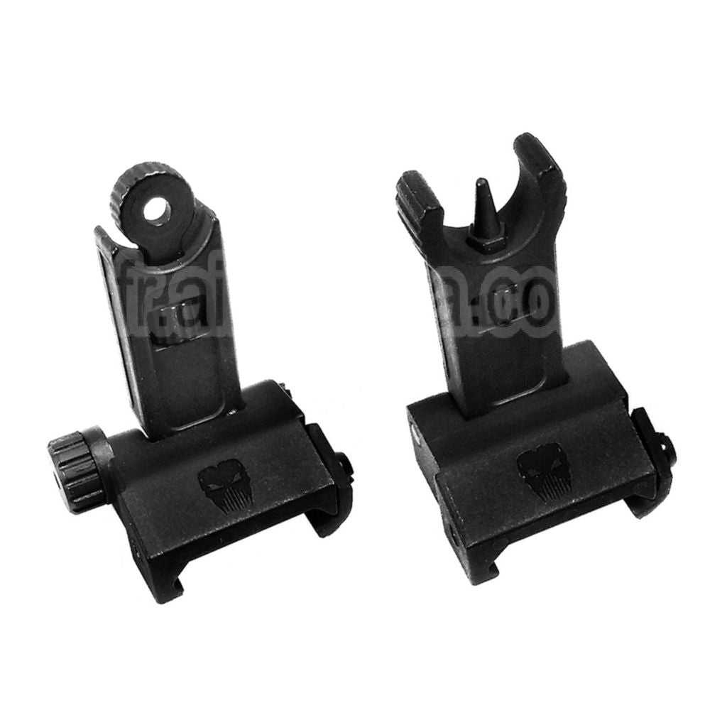 APS New Phantom Rabattable Guidon Hausse Convient pour 20mm 1913 Picatinny Rail M4 M16 AEG Fusil Airsoft