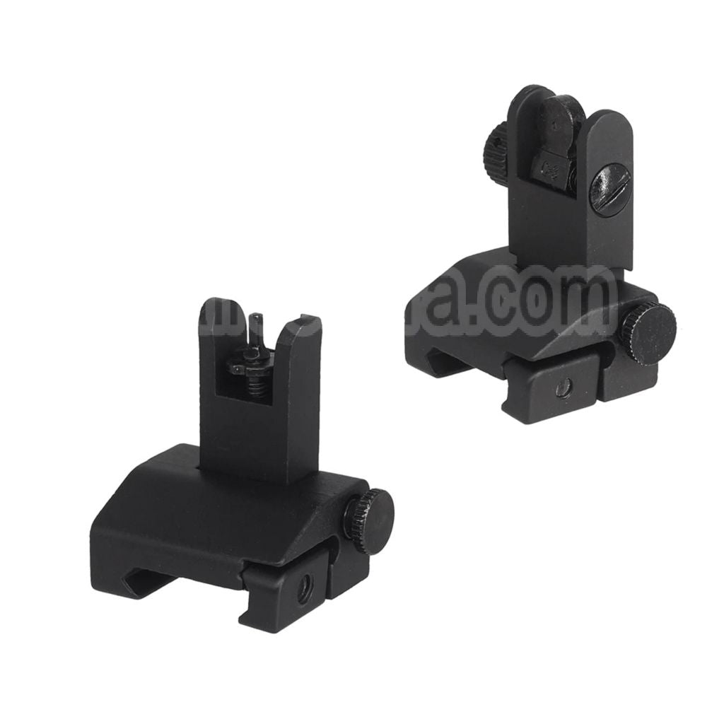 CYMA Métal Rabattable Guidon Hausse Convient pour 20mm 1913 Picatinny Rail M4 M16 AEG Fusil Airsoft
