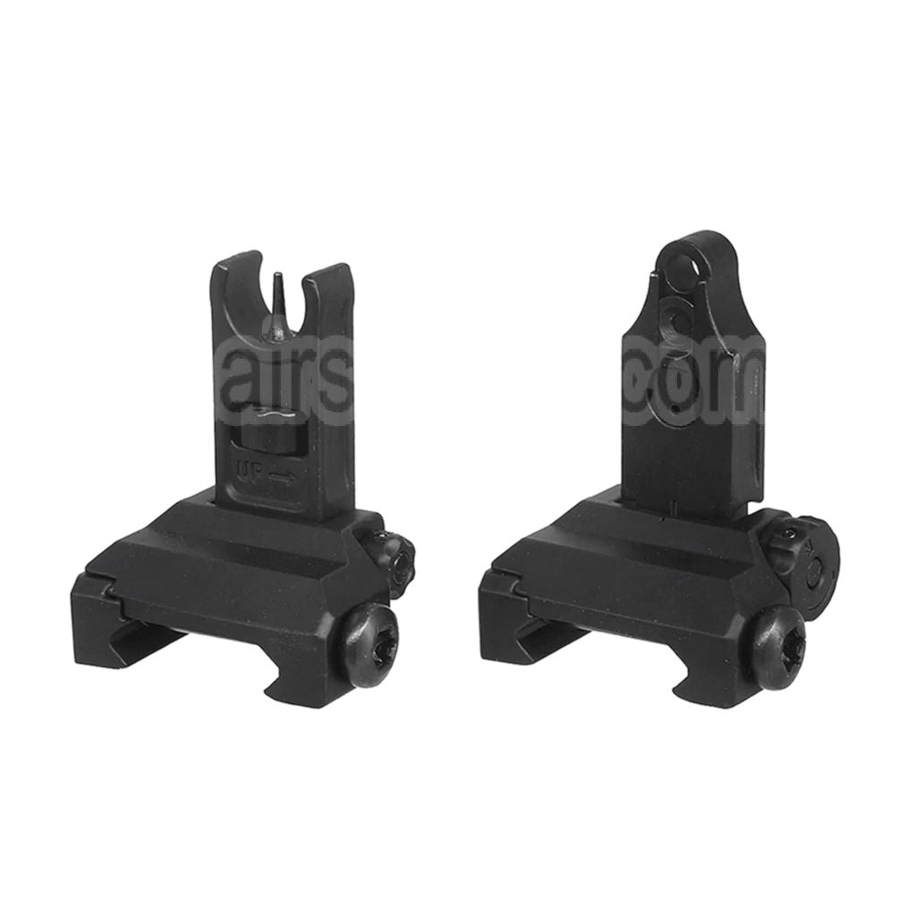 CYMA Métal Spikes Rabattable Guidon Hausse Convient pour 20mm 1913 Picatinny Rail M4 M16 AEG Fusil Airsoft