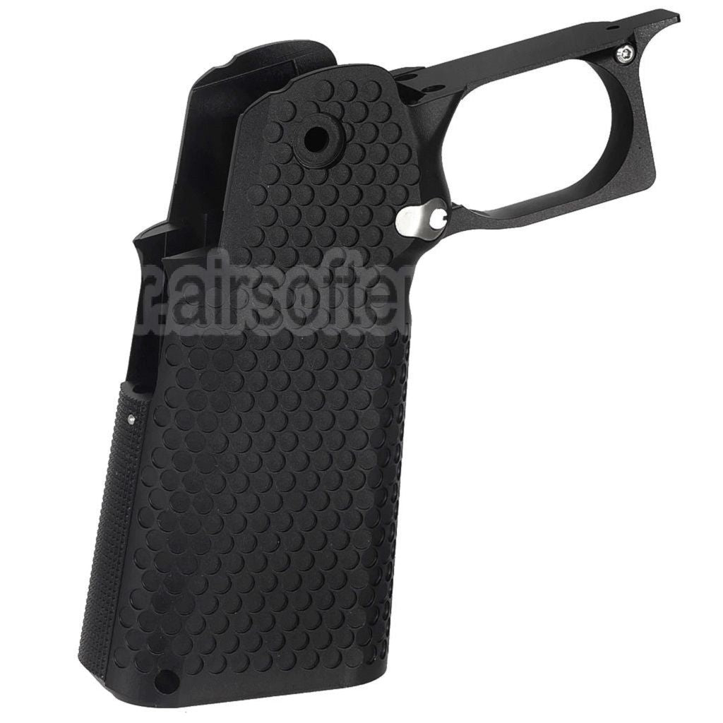 5KU CNC Aluminium Pistolet Poignée Le Châssis Ensemble Infinity Style Type-1 Convient pour Tokyo Marui Hi-Capa 5.1 4.3 Série GBB Pistolet Airsoft