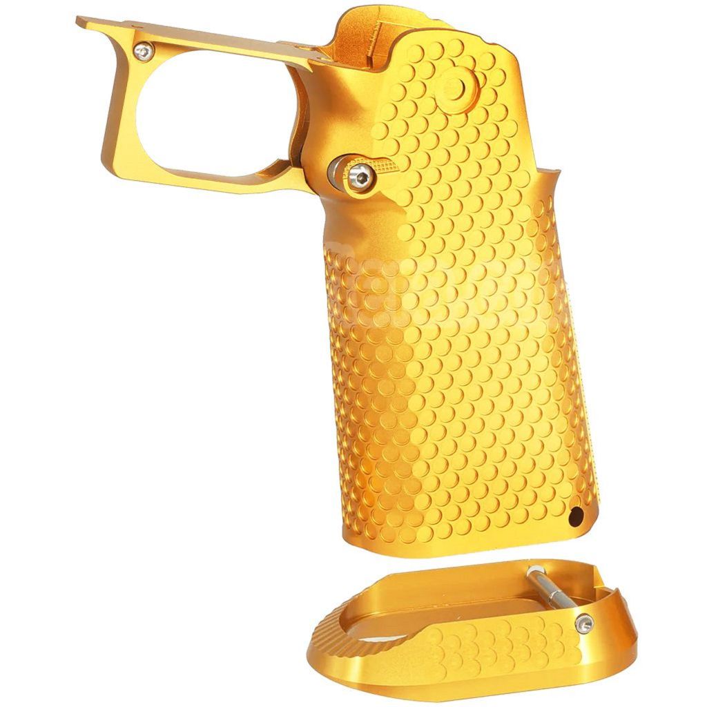5KU CNC Aluminium Pistolet Poignée Le Châssis Ensemble Infinity Style Type-1 Convient pour Tokyo Marui Hi-Capa 5.1 4.3 Série GBB Pistolet Airsoft