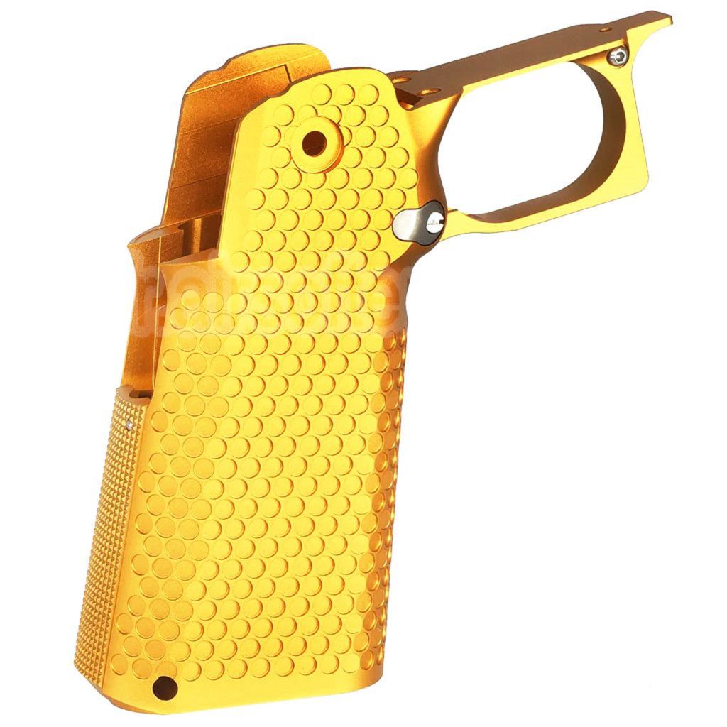 5KU CNC Aluminium Pistolet Poignée Le Châssis Ensemble Infinity Style Type-1 Convient pour Tokyo Marui Hi-Capa 5.1 4.3 Série GBB Pistolet Airsoft
