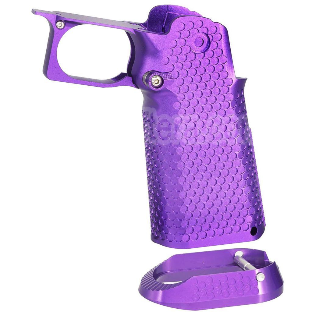 5KU CNC Aluminium Pistolet Poignée Le Châssis Ensemble Infinity Style Type-1 Convient pour Tokyo Marui Hi-Capa 5.1 4.3 Série GBB Pistolet Airsoft