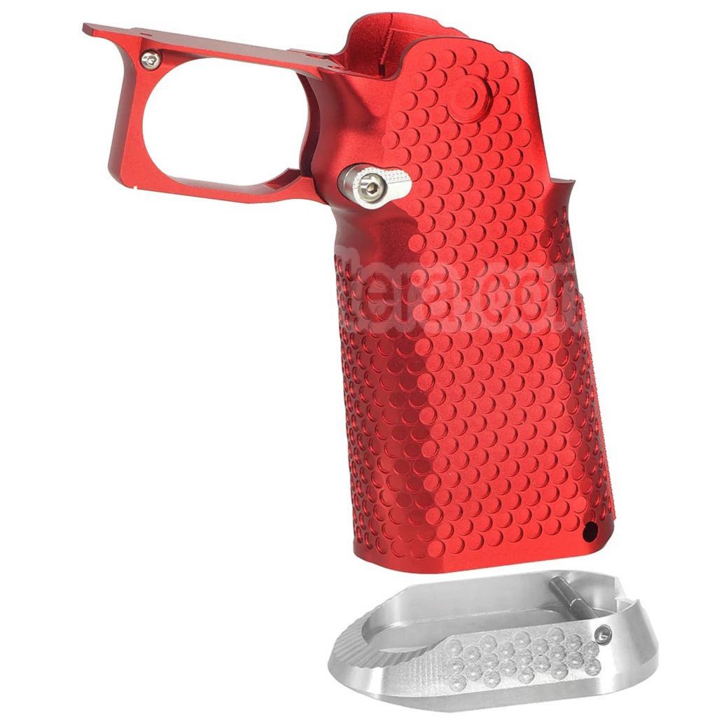 5KU CNC Aluminium Pistolet Poignée Le Châssis Ensemble Infinity Style Type-1 Convient pour Tokyo Marui Hi-Capa 5.1 4.3 Série GBB Pistolet Airsoft