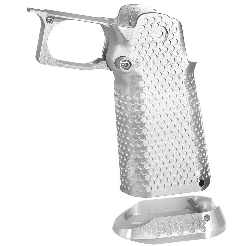 5KU CNC Aluminium Pistolet Poignée Le Châssis Ensemble Infinity Style Type-1 Convient pour Tokyo Marui Hi-Capa 5.1 4.3 Série GBB Pistolet Airsoft