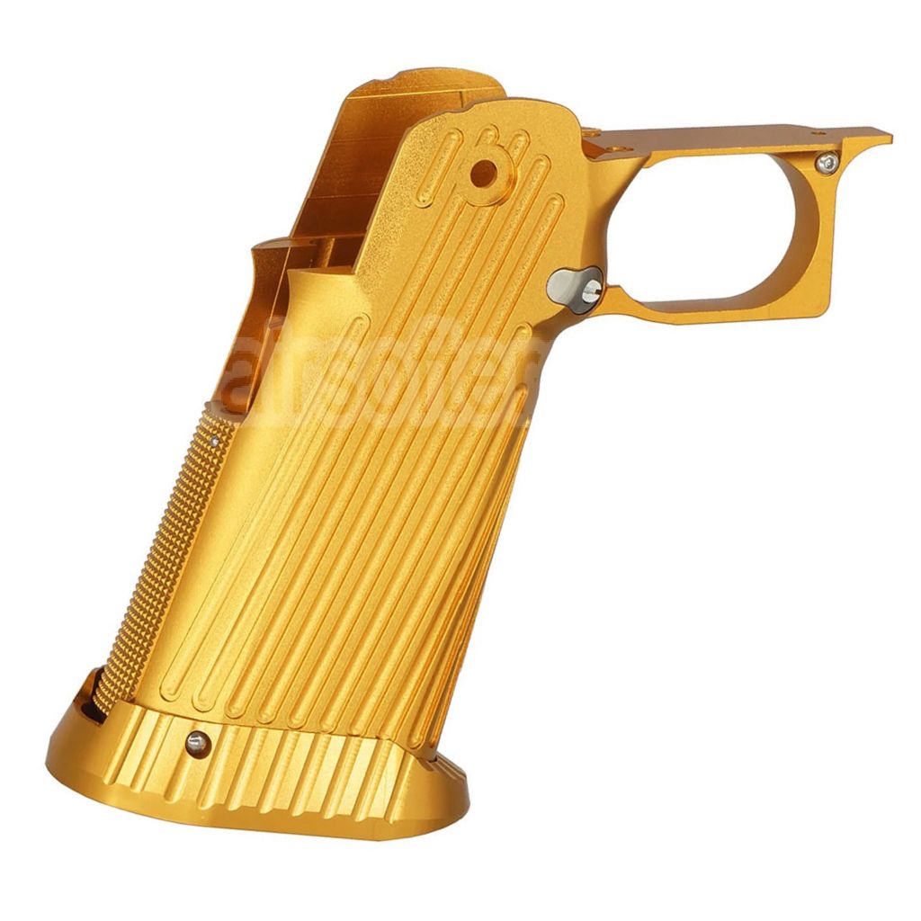 Poignée en aluminium CNC 5KU Type-2, adaptée pour Tokyo Marui Hi-Capa 5.1 4.3 série GBB Pistolets Airsoft