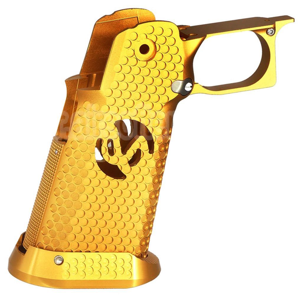 5KU CNC Aluminium Pistolet Poignée Le Châssis Ensemble Infinity Style Type-3 Convient pour Tokyo Marui Hi-Capa 5.1 4.3 Série GBB Pistolet Airsoft