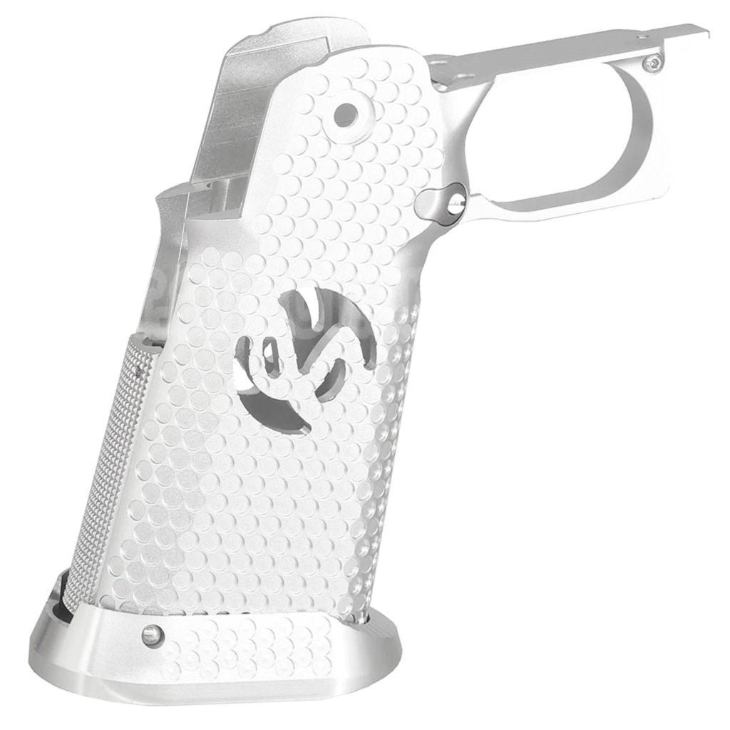5KU CNC Aluminium Pistolet Poignée Le Châssis Ensemble Infinity Style Type-3 Convient pour Tokyo Marui Hi-Capa 5.1 4.3 Série GBB Pistolet Airsoft
