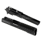 5KU CNC Aluminium Matrix Style Glissière et Milieu Châssis Set Convient pour Tokyo Marui Hi-Capa Série GBB Pistolet Airsoft