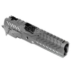 5KU CNC Aluminium Matrix Style Glissière et Milieu Châssis Set Convient pour Tokyo Marui Hi-Capa Série GBB Pistolet Airsoft