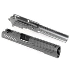 5KU CNC Aluminium Matrix Style Glissière et Milieu Châssis Set Convient pour Tokyo Marui Hi-Capa Série GBB Pistolet Airsoft