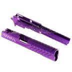 5KU CNC Aluminium Matrix Style Glissière et Milieu Châssis Set Convient pour Tokyo Marui Hi-Capa Série GBB Pistolet Airsoft