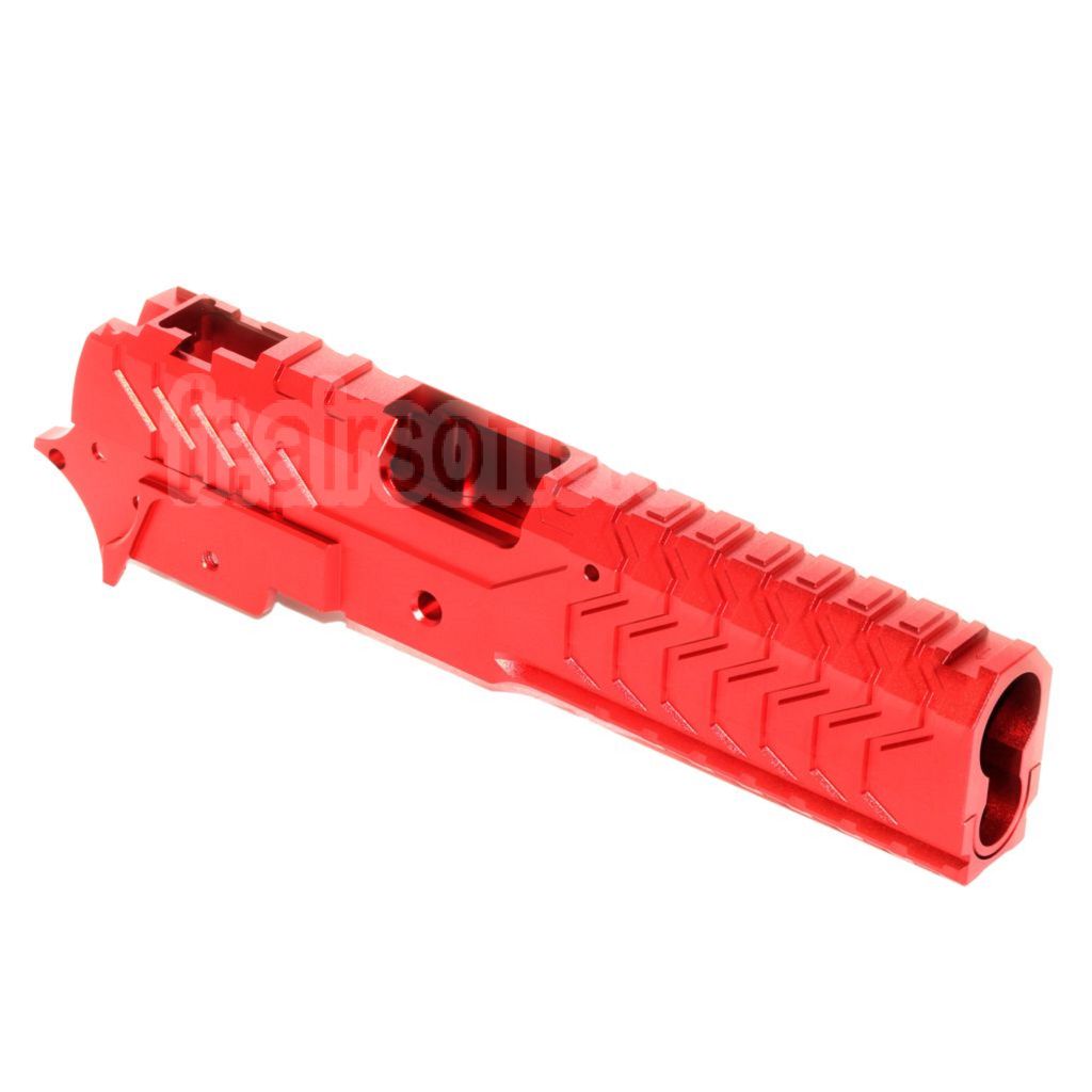 5KU CNC Aluminium Matrix Style Glissière et Milieu Châssis Set Convient pour Tokyo Marui Hi-Capa Série GBB Pistolet Airsoft