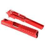 5KU CNC Aluminium Matrix Style Glissière et Milieu Châssis Set Convient pour Tokyo Marui Hi-Capa Série GBB Pistolet Airsoft