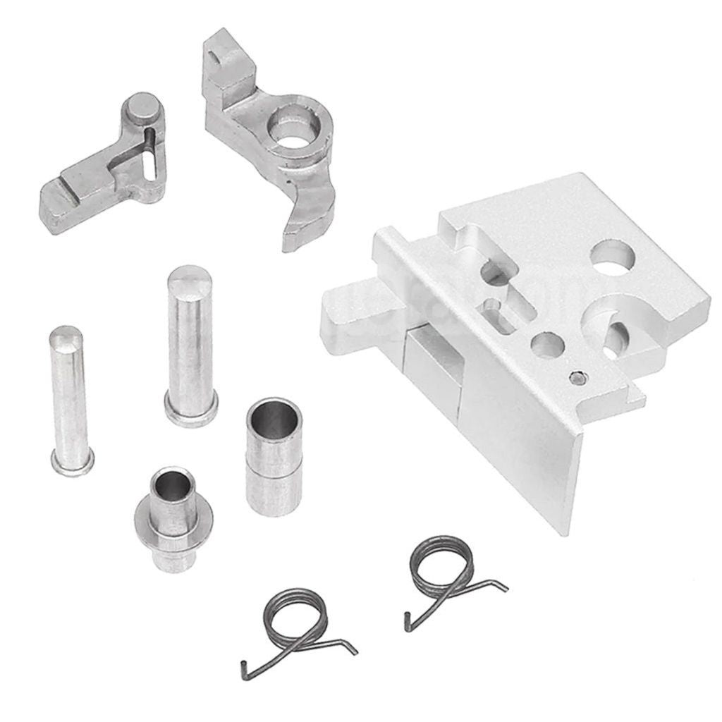 5KU CNC Aluminium Matrix Style Glissière et Milieu Châssis Set Convient pour Tokyo Marui Hi-Capa Série GBB Pistolet Airsoft