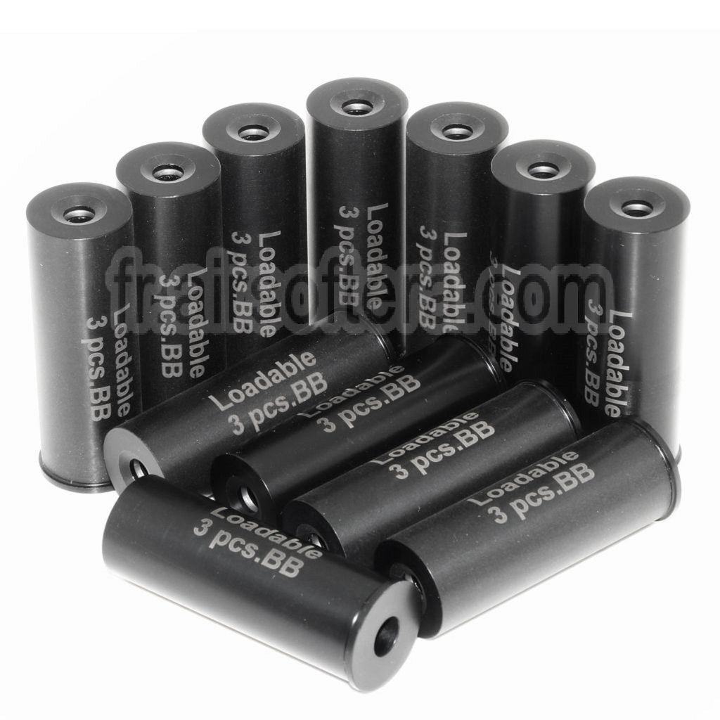 APS 12pièces 3 Billes Chasse Cartouche Convient pour APS Striker 12 CAM870 MK2 Shotgun Airsoft