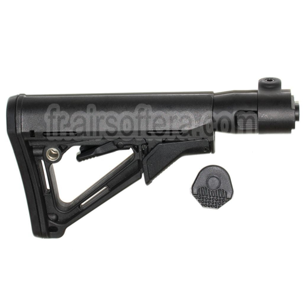 CYMA 6-Positions CTR Style Rétractable Pliable Crosse Convient pour CYMA CM076 AK74 Série AEG Fusil Airsoft Noir