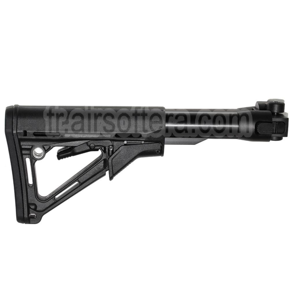 CYMA 6-Positions CTR Style Rétractable Pliable Crosse Convient pour CYMA CM076 AK74 Série AEG Fusil Airsoft Noir