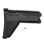 CYMA 180mm Polymère Rétractable Butt Crosse Convient pour CYMA Cybergun SCAR Série AEG Fusil Airsoft Noir