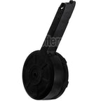 Action Army 350 Billes Rapide Rechargement Gaz Chargeur Tambour Convient pour AAP-01 EMG SAI BLU E&amp;C APS ARMY BELL UMAREX Elite Force VFC AW WE Tokyo Marui G17 G18C G-Série GBB Pistolet Airsoft
