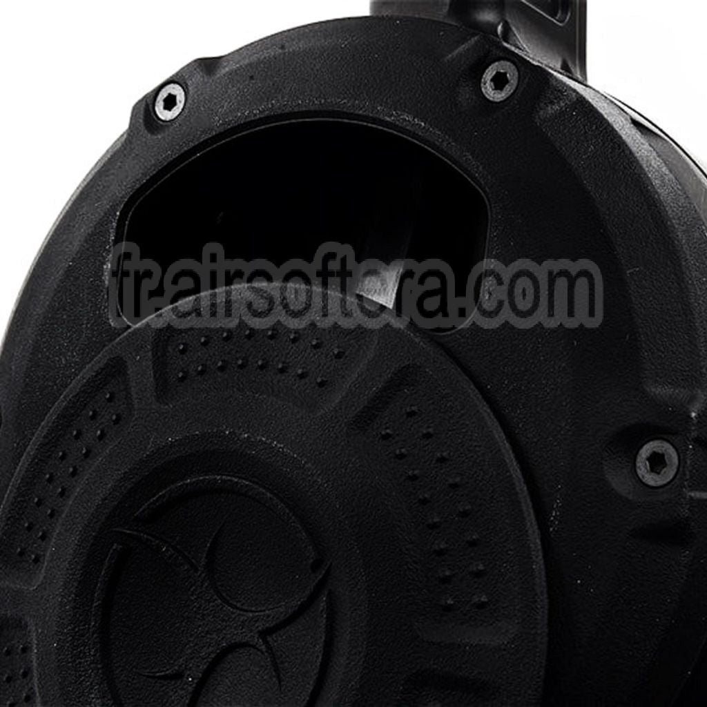 Action Army 350 Billes Rapide Rechargement Gaz Chargeur Tambour Convient pour AAP-01 EMG SAI BLU E&amp;C APS ARMY BELL UMAREX Elite Force VFC AW WE Tokyo Marui G17 G18C G-Série GBB Pistolet Airsoft