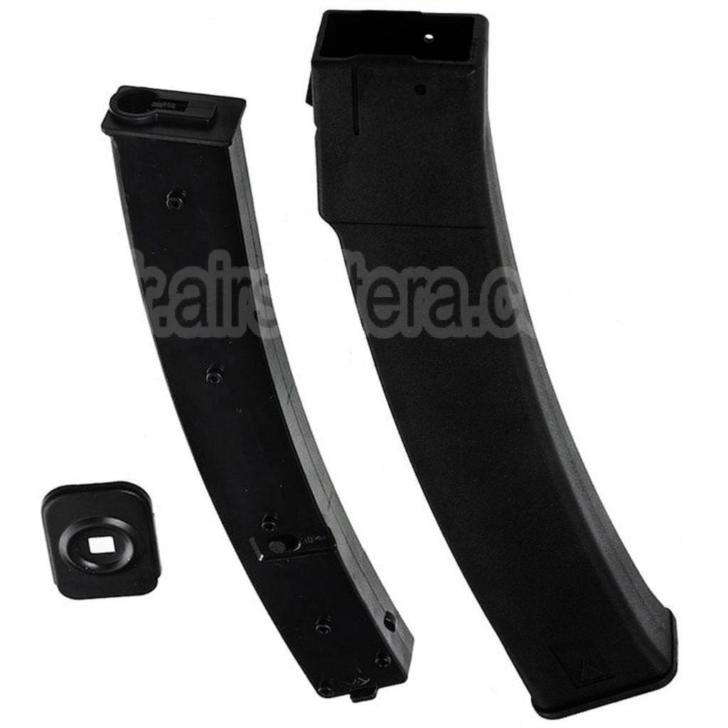 ARCTURUS Échangeable 30/95 Billes Polymère Chargeur Convient pour Arcturus PP19-01 VITYAZ SMG AEG Fusil Airsoft Noir