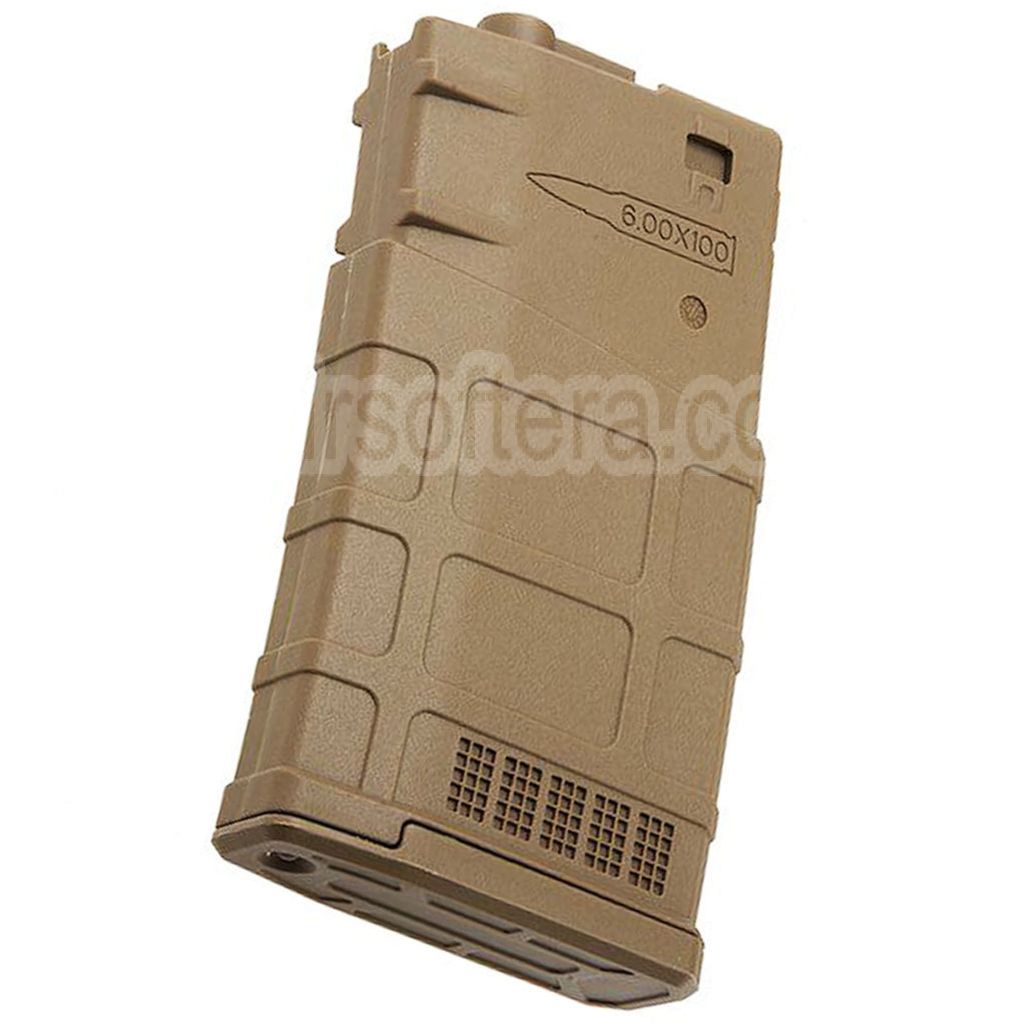 ARES 5 Pièces 130 Billes Mid-Cap Chargeur Convient pour ARES AR308 SR25 M110 Série AEG Fusil Airsoft