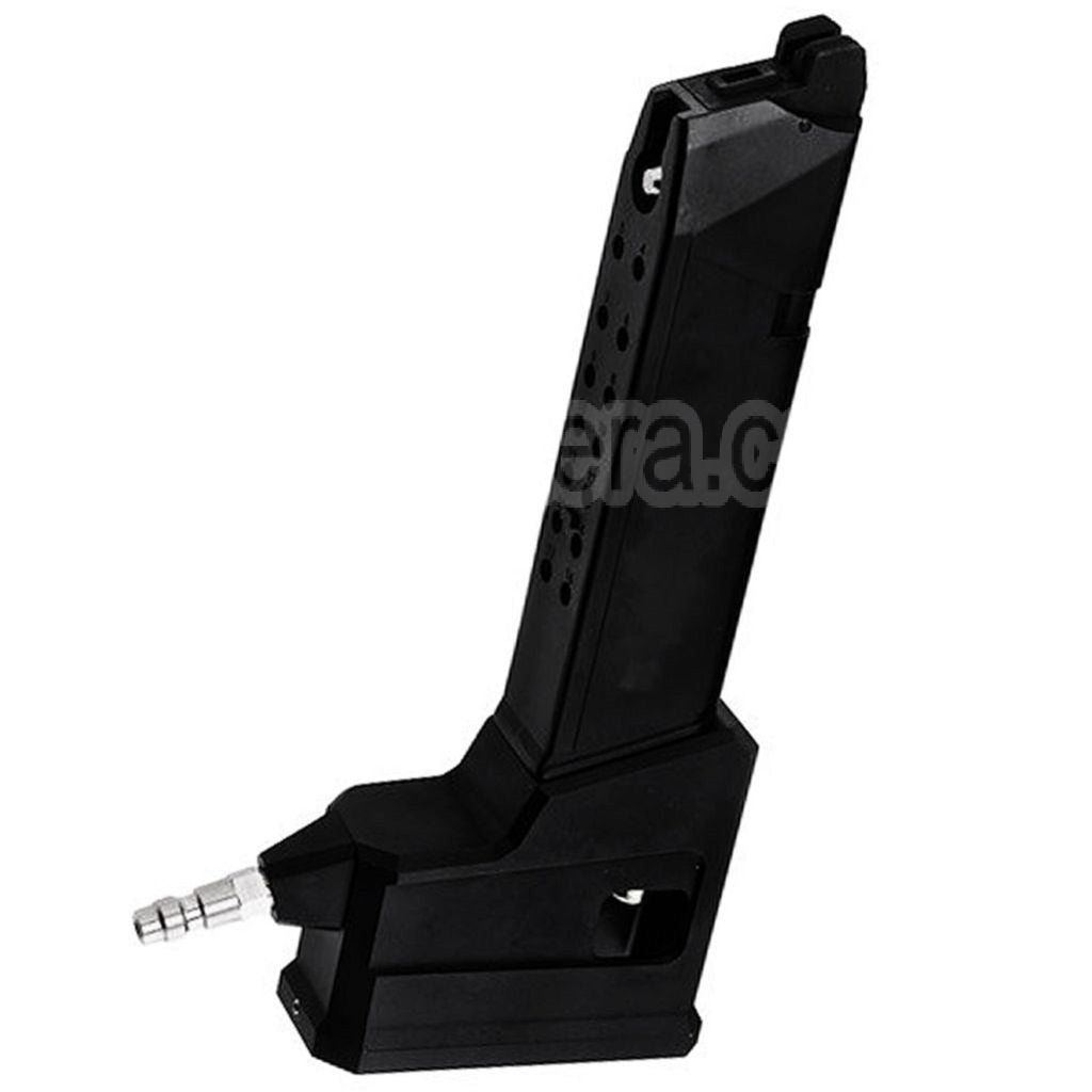 Chargeur adaptateur HPA Army Armament X SP System compatible avec les pistolets airsoft AAP-01, EMG, SAI, BLU, E&amp;C, APS, ARMY, BELL, UMAREX, Elite Force, VFC, AW, WE et Tokyo Marui G17, G18C, série G, GBB.