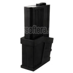 CSI AIRSOFT 225 Billes Polymère Hi-Cap Chargeur Convient pour CSI XR-5 Série AEG Fusil Noir