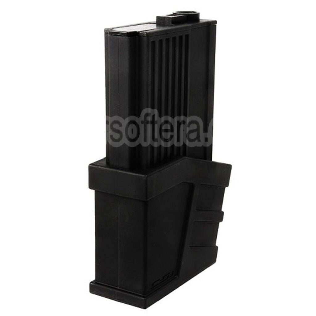 CSI AIRSOFT 225 Billes Polymère Hi-Cap Chargeur Convient pour CSI XR-5 Série AEG Fusil Noir