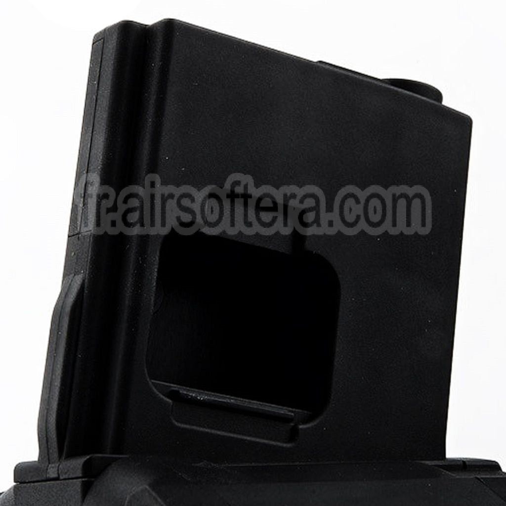 G&amp;G 2300 Billes Polymère Chargeur Tambour Convient pour G&amp;G M4 M16 Série AEG Fusil Airsoft Noir