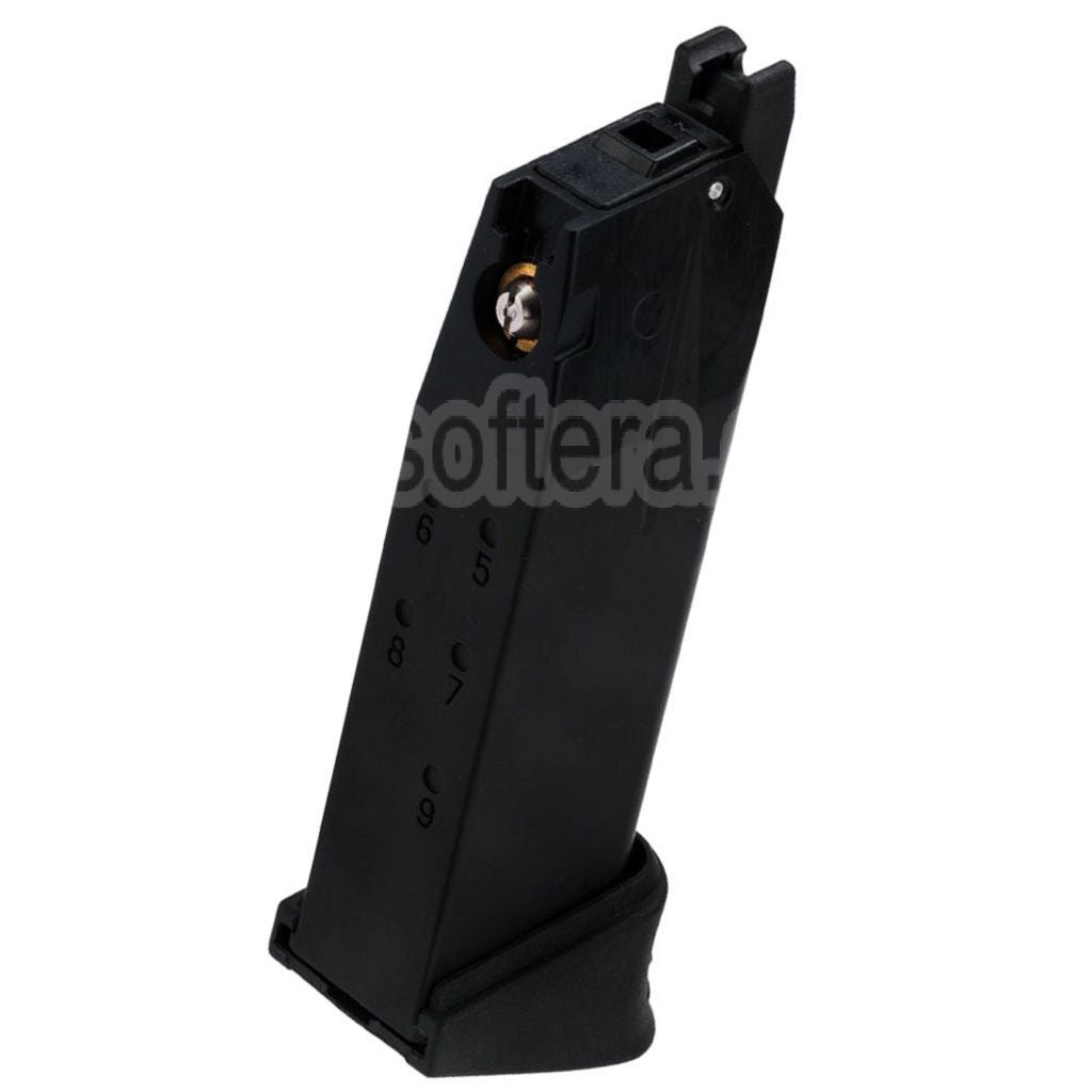 ICS 17 Billes Gaz Chargeur Court Type Convient pour ICS BLE-XPD BLE-XMK Compact Série GBB Airsoft Pistolet Noir