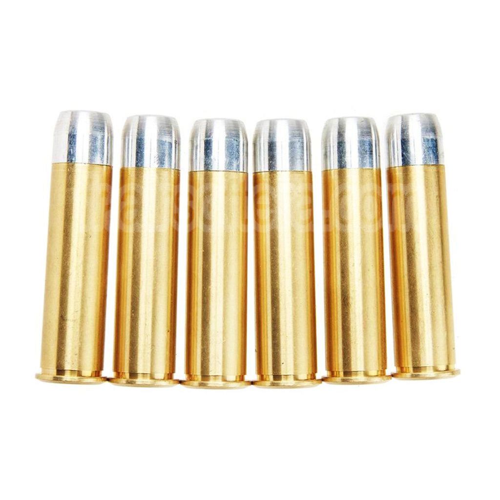 King Arms 6pièces Set Cartouche Métallique Convient pour King Arms Python.357 Version 2 Série Gaz Revolvers Pistolet Airsoft