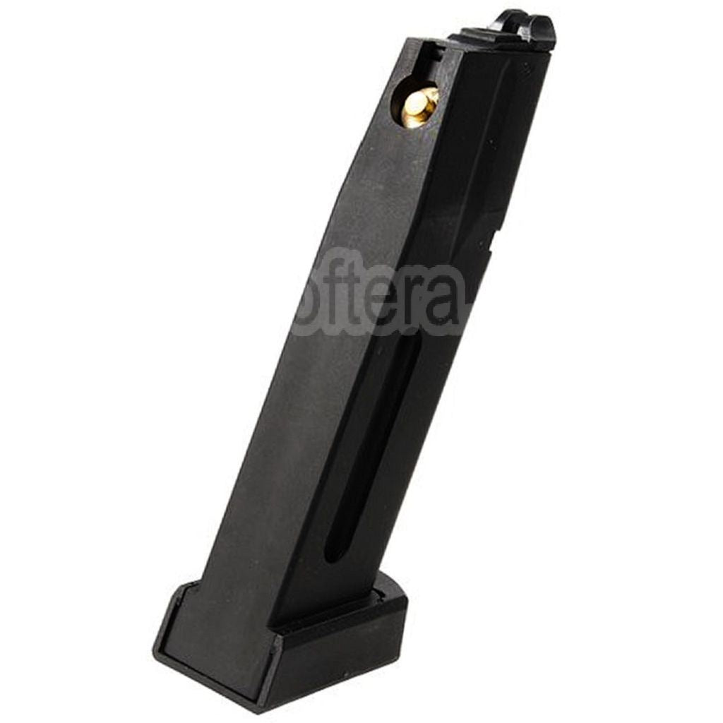 KJ Works 17 Billes Co2 Chargeur (4.5mm BB) Convient pour KJ Works KP-09 CZ75 Série GBB Pistolet Airsoft Noir