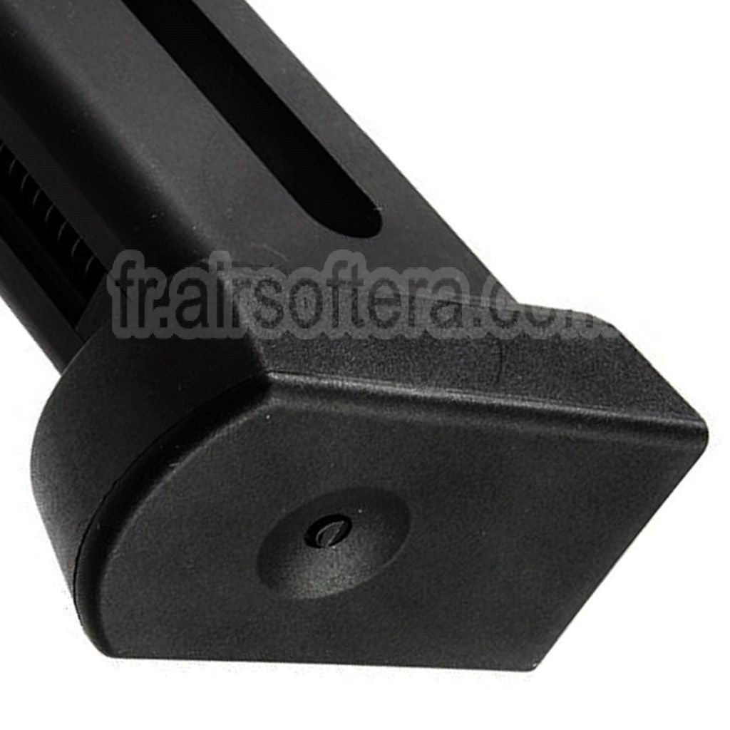 KJ Works 17 Billes Co2 Chargeur (4.5mm BB) Convient pour KJ Works KP-09 CZ75 Série GBB Pistolet Airsoft Noir