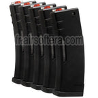 KRYTAC Swappable 30/120 Billes Polymère Chargeur Convient pour M4 M16 Série AEG Fusil Airsoft Noir