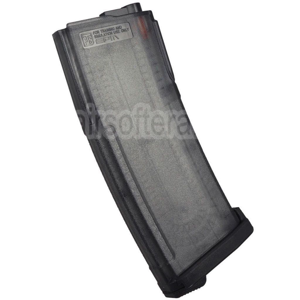 PTS 150 Billes TPM-AR Mid-Cap Polymère chargeur Convient pour M4 M16 Série AEG Fusils Airsoft Noir