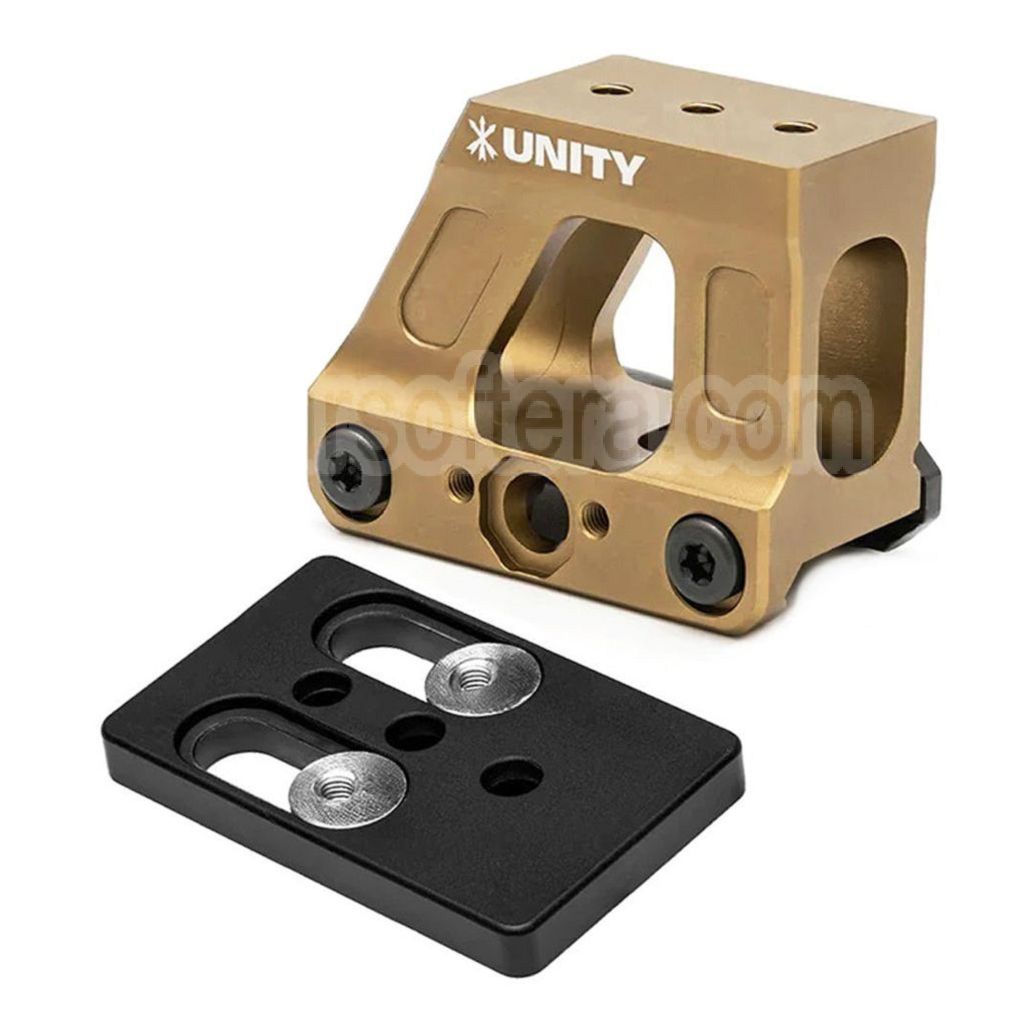 PTS Unity Tactical FAST MRDS Support pour viseur point rouge avec plaque d'adaptation multi-optique