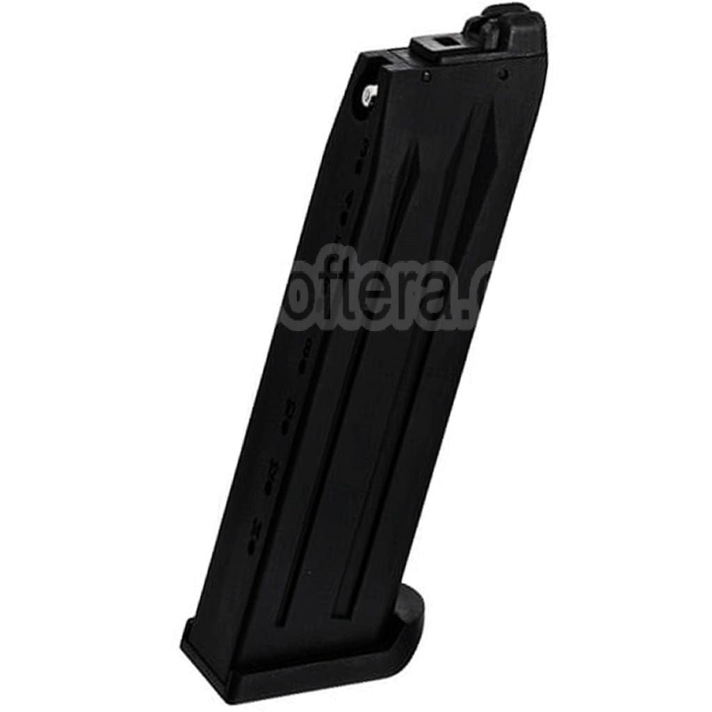 KWA 24 Billess Gaz Chargeur Convient pour Umarex KWA USP.45 Série GBB Pistolet Airsoft Noir