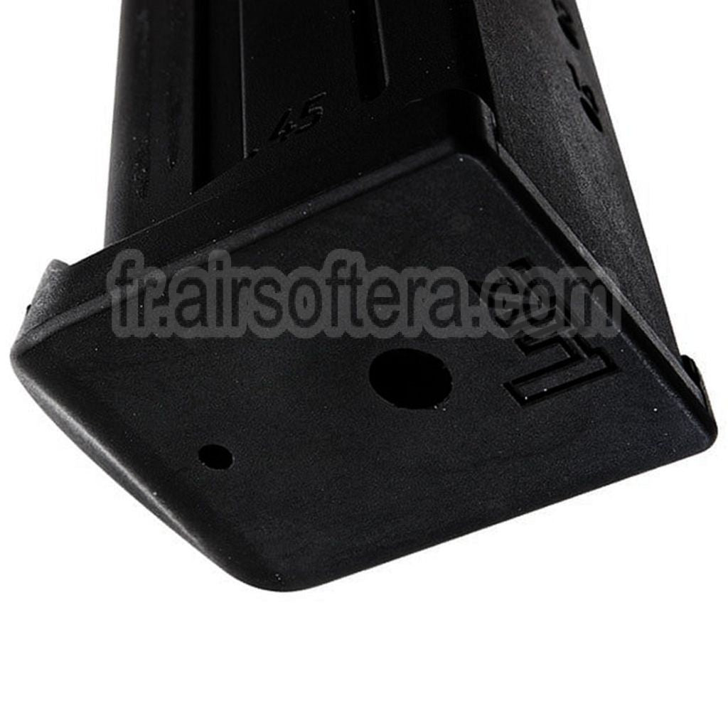 KWA 24 Billess Gaz Chargeur Convient pour Umarex KWA USP.45 Série GBB Pistolet Airsoft Noir
