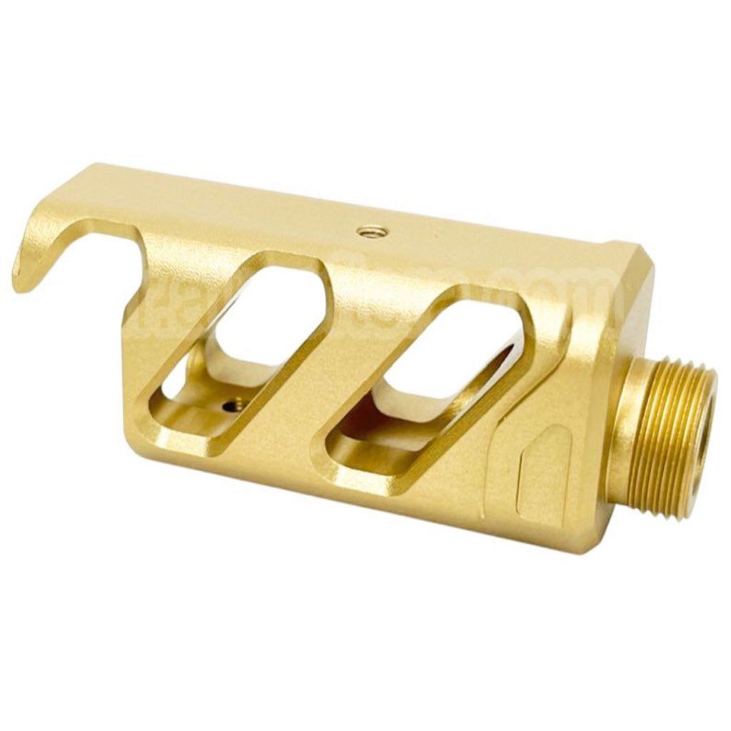CTM TAC CNC Aluminium Seau Décoratif Intérieur Haut Court Type Convient pour Action Army AAP-01 / 01C Pistolet avec CTM TAC FUKU-2 Haut