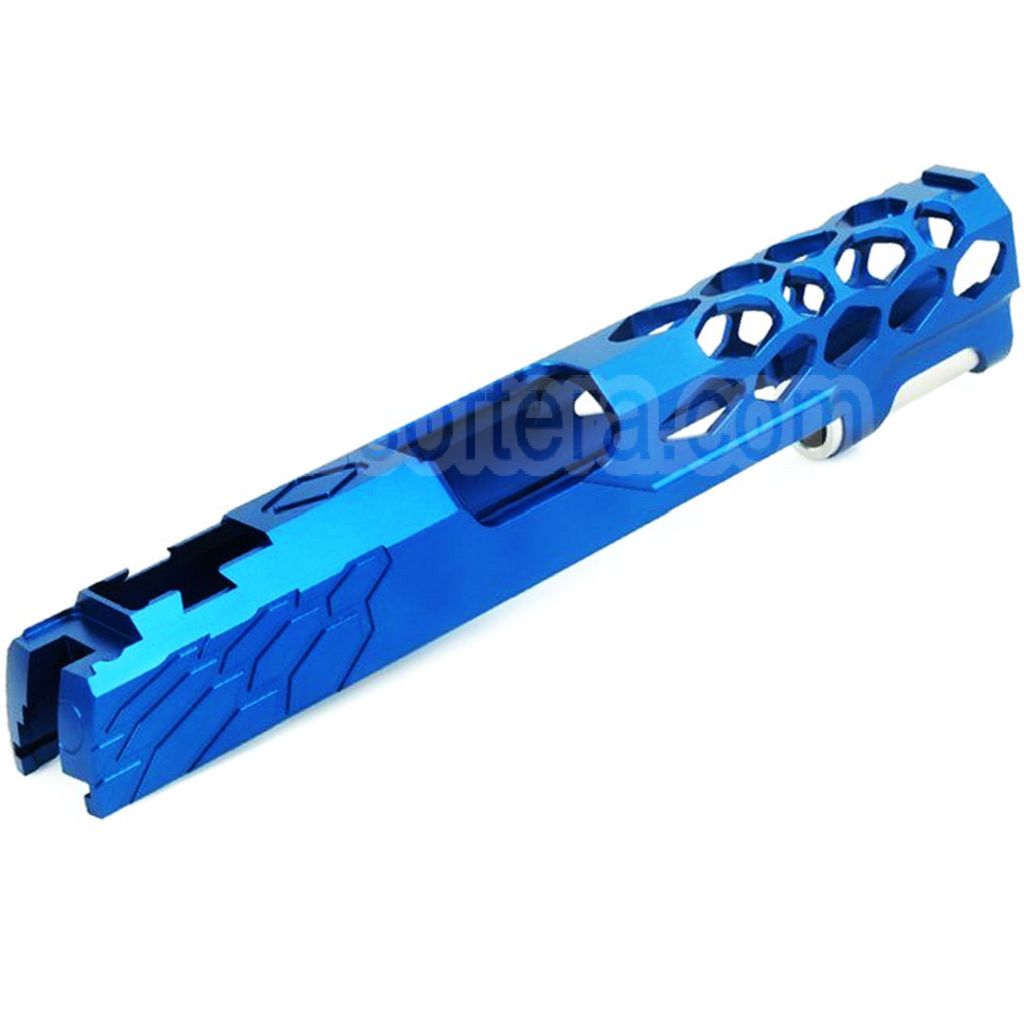 EDGE Aluminium Custom 'SHIELD' Standard Glissière Convient pour Tokyo Marui Hi-Capa 1911 Série GBB Pistolet Airsoft