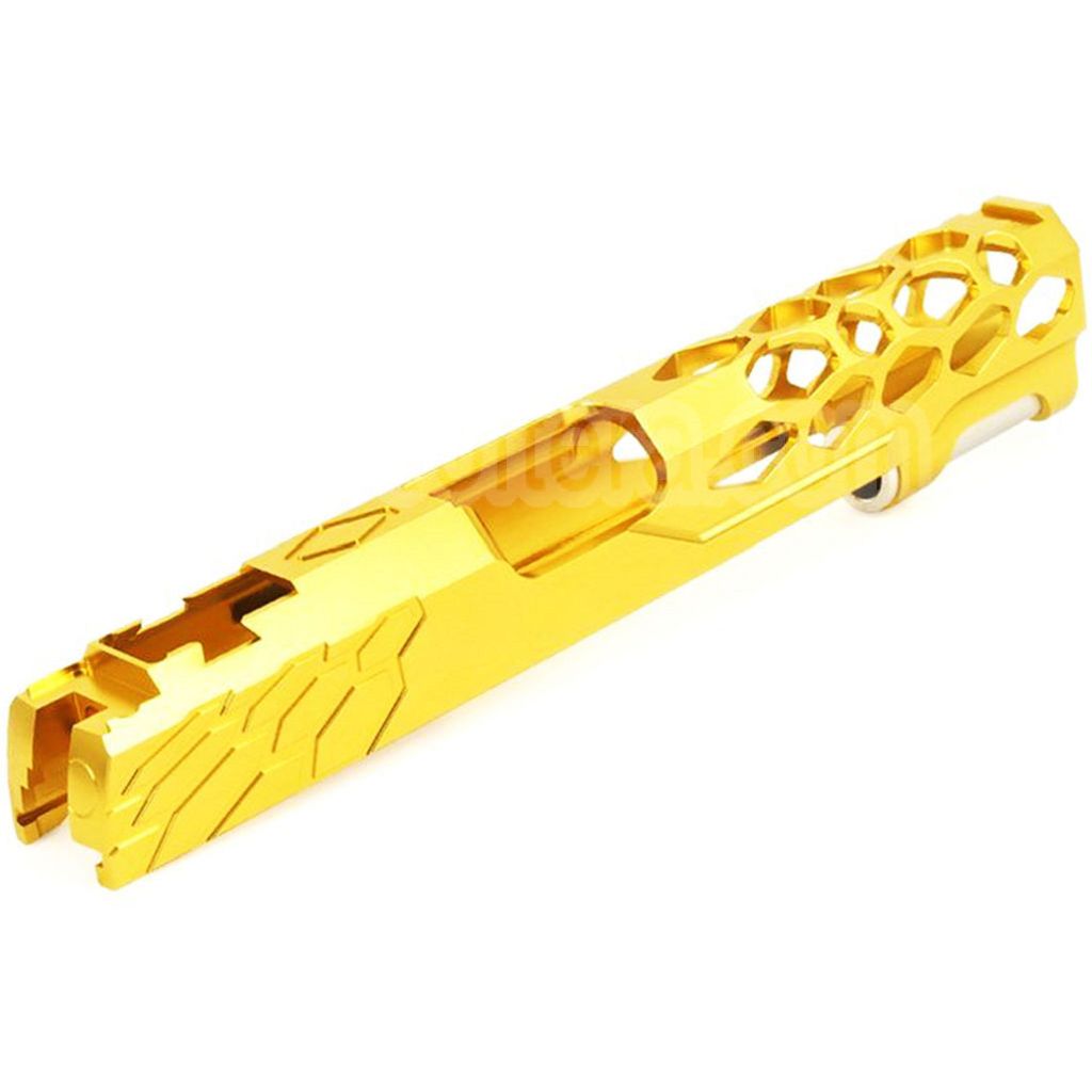 EDGE Aluminium Custom 'SHIELD' Standard Glissière Convient pour Tokyo Marui Hi-Capa 1911 Série GBB Pistolet Airsoft