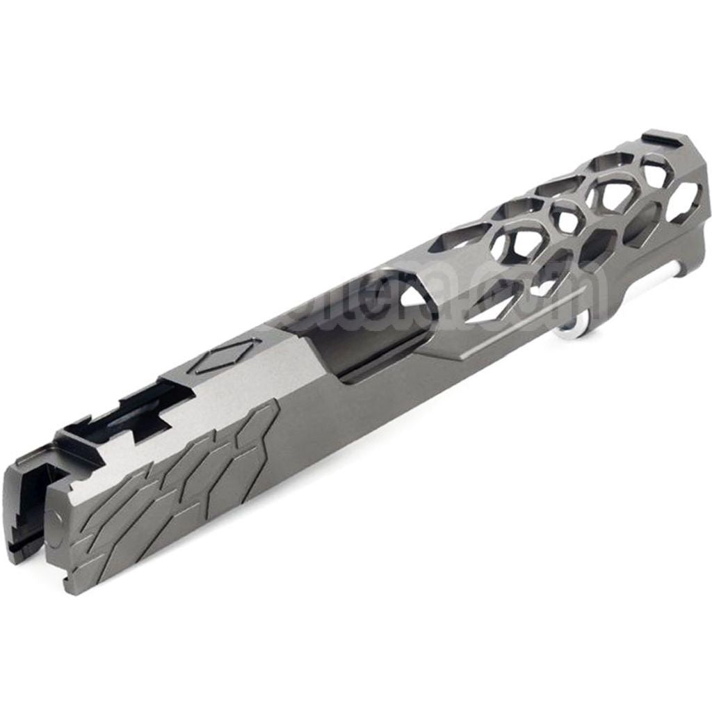 EDGE Aluminium Custom 'SHIELD' Standard Glissière Convient pour Tokyo Marui Hi-Capa 1911 Série GBB Pistolet Airsoft