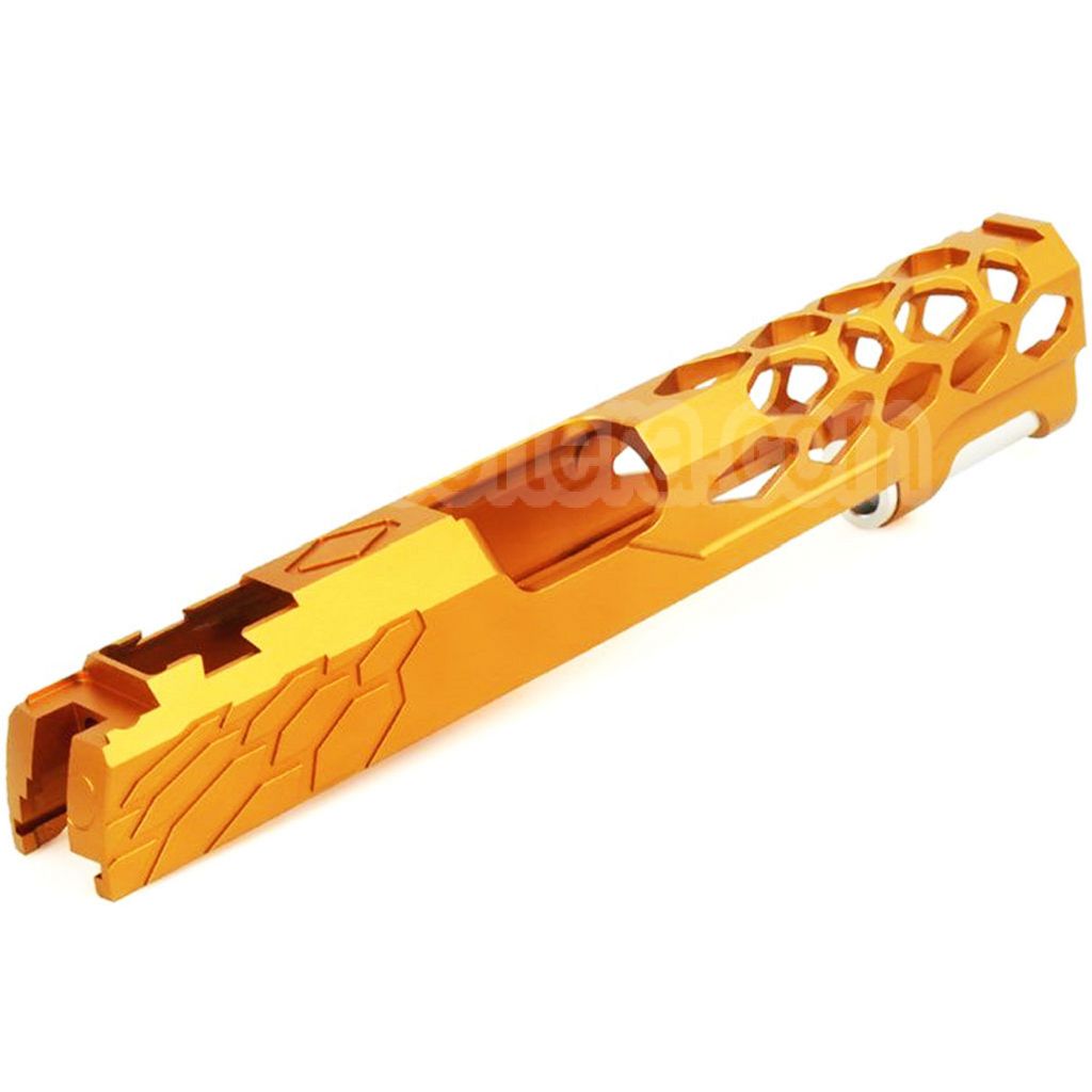 EDGE Aluminium Custom 'SHIELD' Standard Glissière Convient pour Tokyo Marui Hi-Capa 1911 Série GBB Pistolet Airsoft